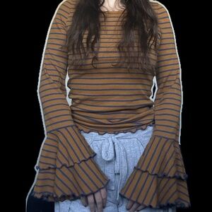 We the Free Free People Bell Sleeve Top- size Small fits medium